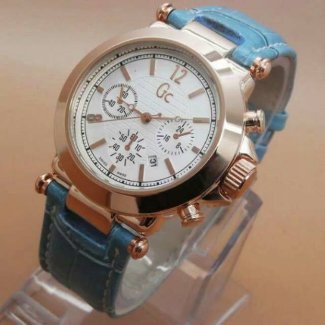 Jam tangan wanita elegant sport Guess Colection premium Blue