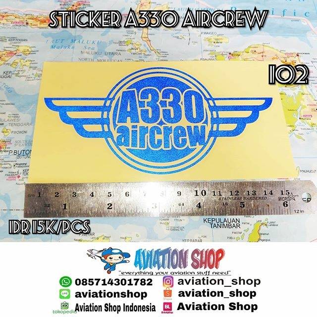 

Sticker stiker A330 Aircrew