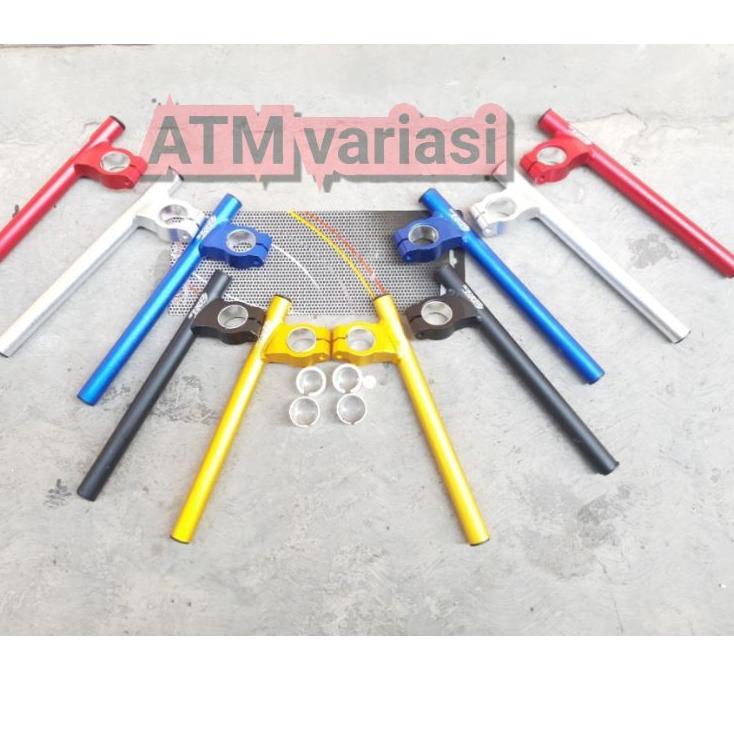 ☟ STANG JEPIT DRAG 15 DERAJAT MODEL QTT SATRIA FU 150/SONIC/VIXION/RXKING/NINJA ۞