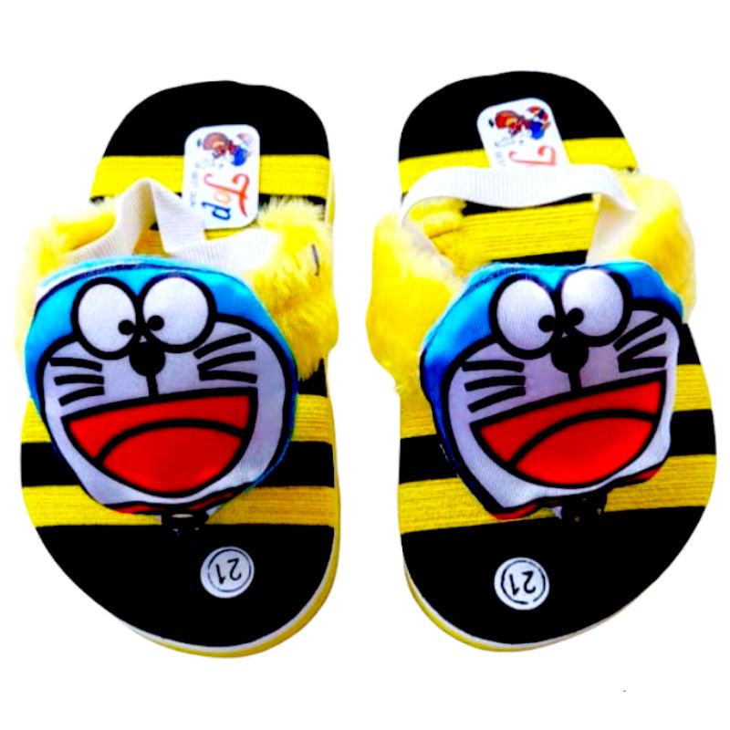 Sandal Baby kids Boneka Doraemon