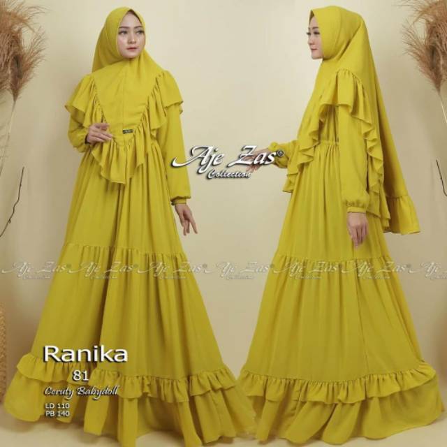 GAMIS CERUTI SET SYAR'I - RANIKA BY AJEZAS