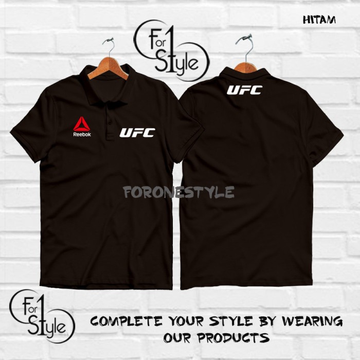 Polo Shirt Kaos Kerah UFC ULTIMATE FIGHTING CHAMPIONSHIP - BAJU UFC