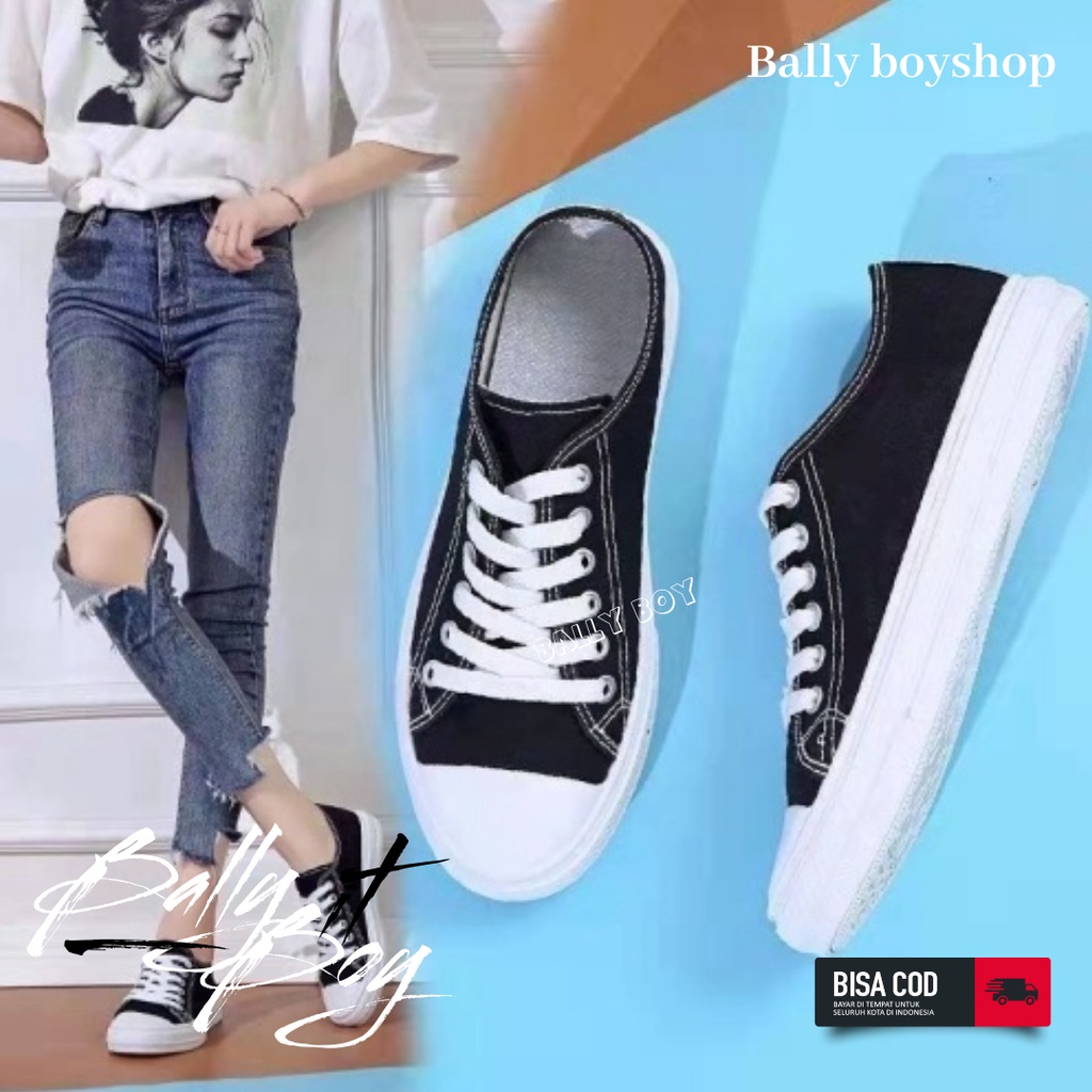 Sepatu Wanita Kanvas Sneakers Perempuan Santai / Sepatu Murah / Size 36/40