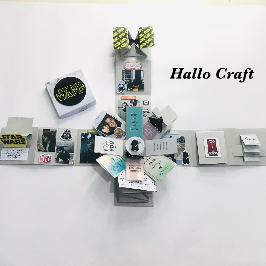 

Scrapbox 3 Wings / Kado Ulangtahun / Kado Anniversary / Kado Graduation dll