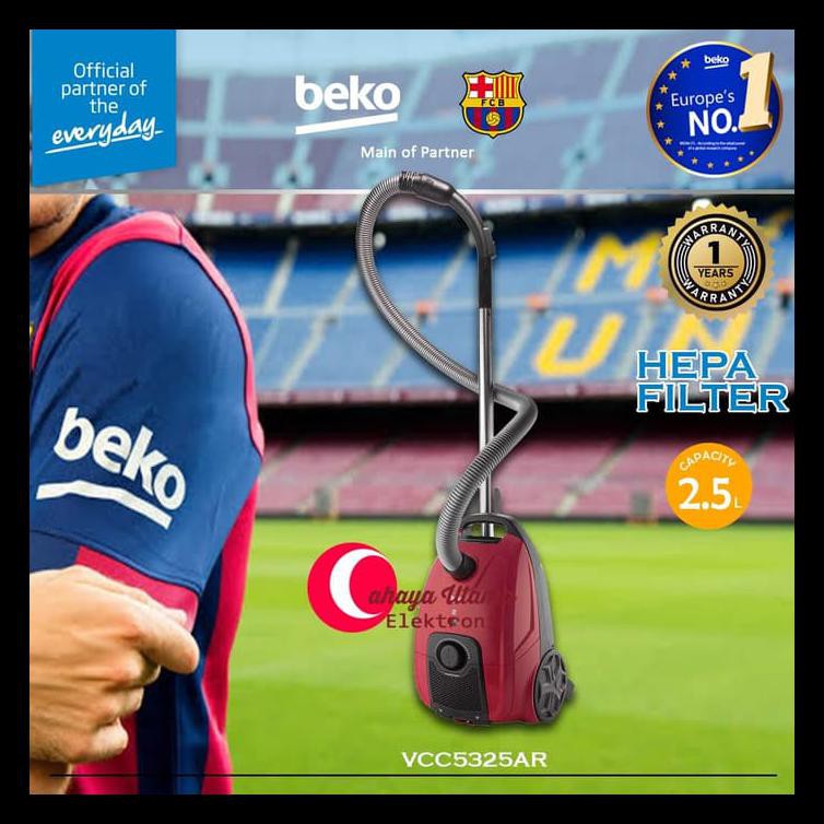 TERBARU BEKO VACUUM CLEANER VCC 5325 AR - RED EDITION GARANSI RESMI VACUM CLEANERS MURAH TERUPDATE