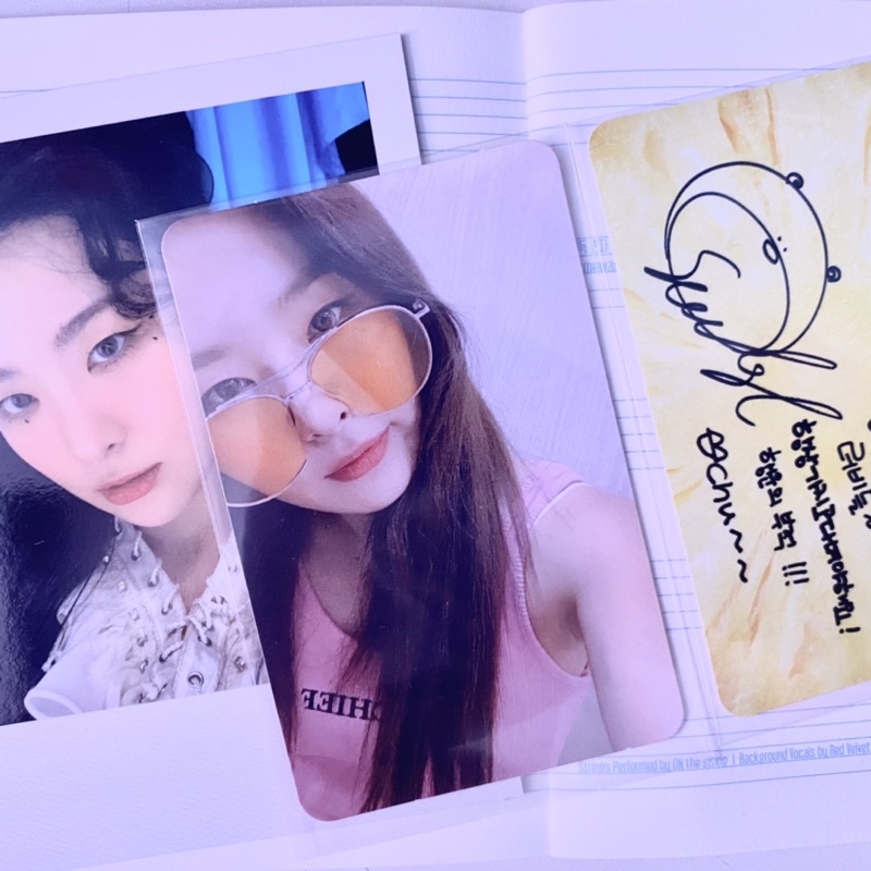seulgi photocard red summer zoom red summer album pc seulgi