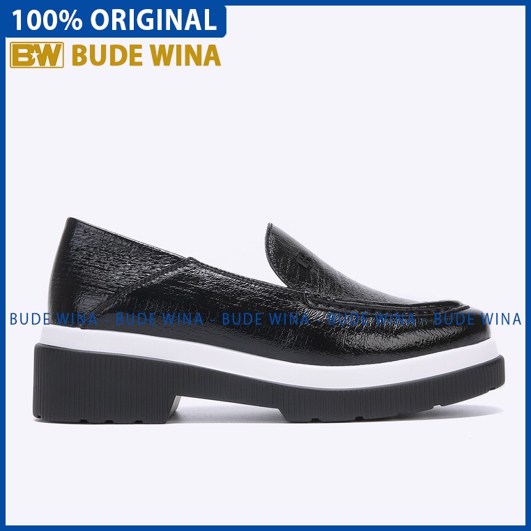 SEPATU PANSUS KULIT EVERBEST WANITA ORIGINAL LOAFER CASUAL HITAM EW11