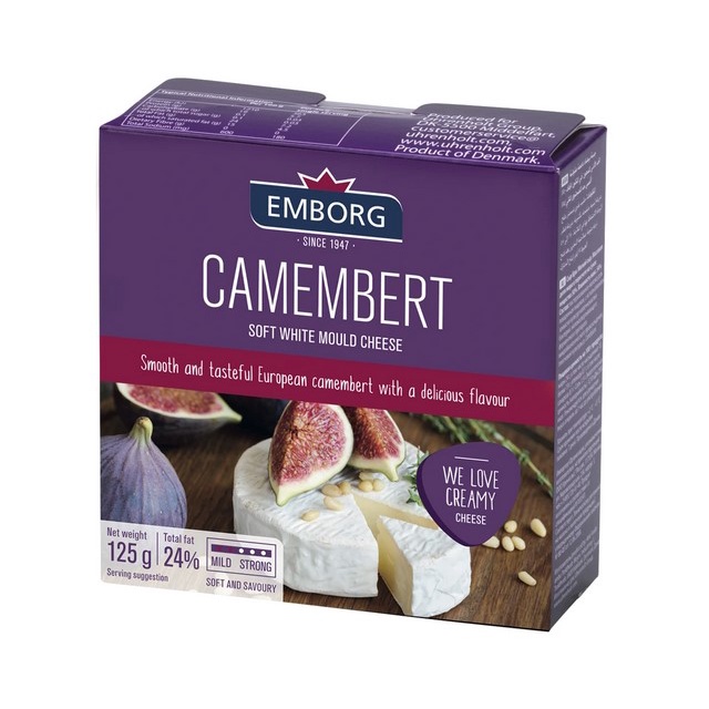 

Emborg Brie Cheese 125Gr