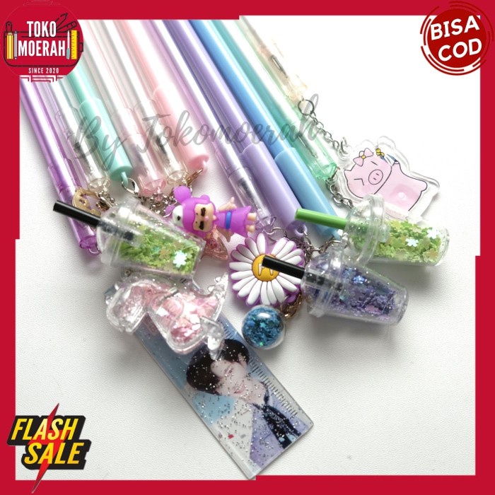 

Jualan Pulpen Lucu Unik Murah Pen 1 Lusin 12Pcs Gantungan Random Grosir Cod Sale!!!