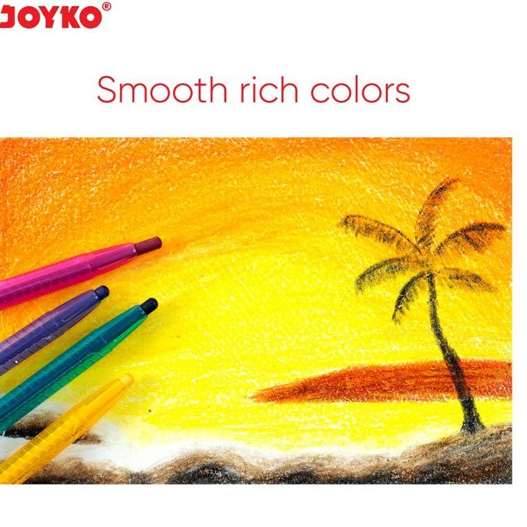 

(B6Y9) (Joyko Mini 12 warna) Krayon Putar Mini Twist Crayon Joyko TWCR //Best@produk
