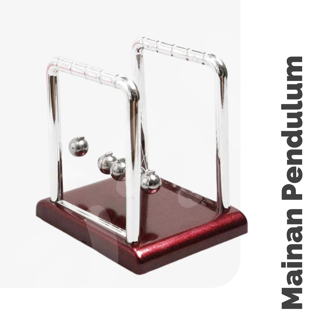 Pajangan Meja Mainan Edukasi Alat Peraga Praktikum Fisika Bandul Pendulum Newton Balance Ball