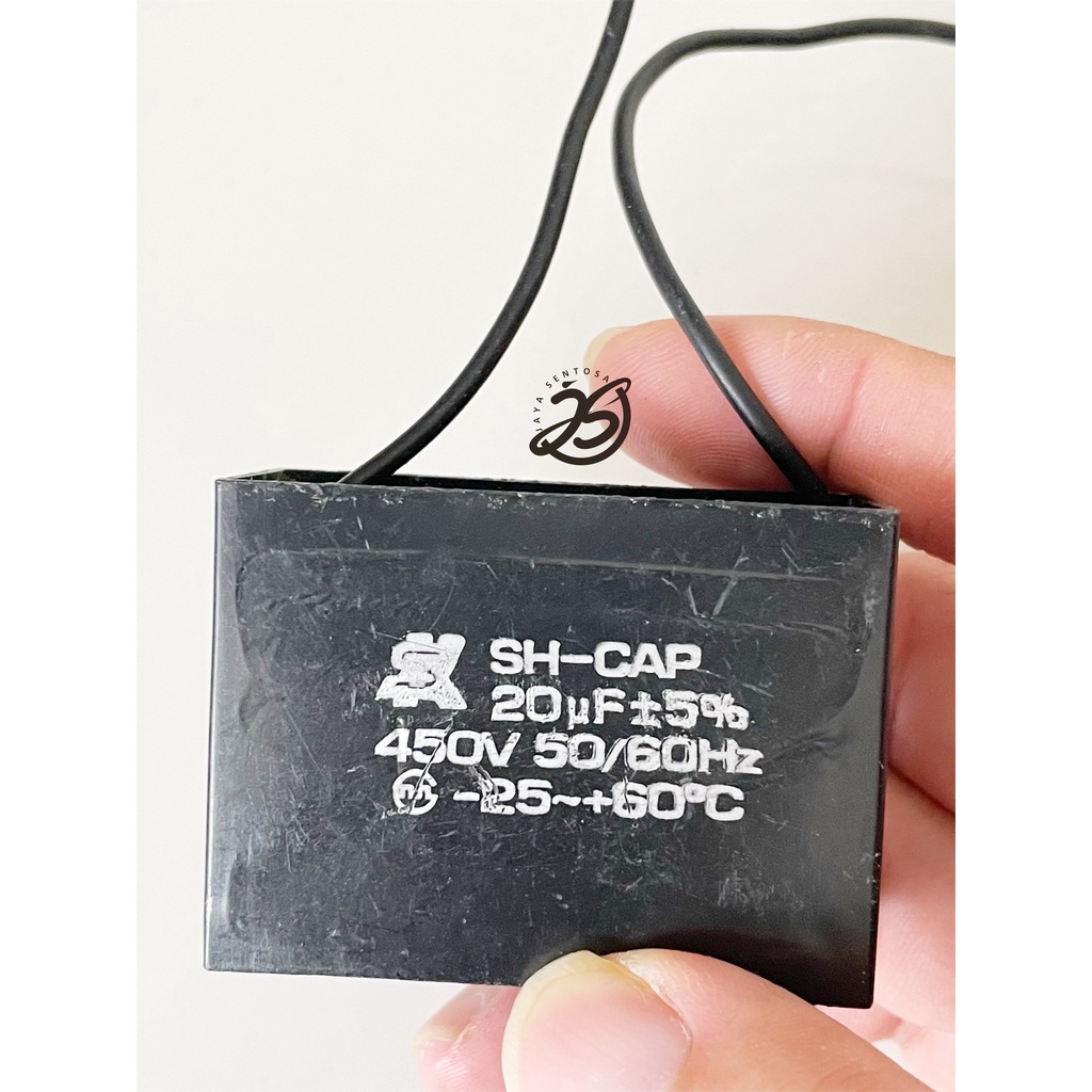 KAPASITOR KOTAK 20UF CAPACITOR KOTAK 20UF 450V AC KAPASITOR KIPAS ANGIN