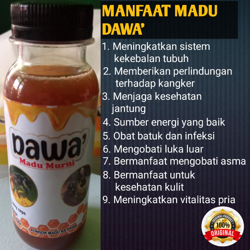 

Madu asli klanceng/kelulut/teuweul