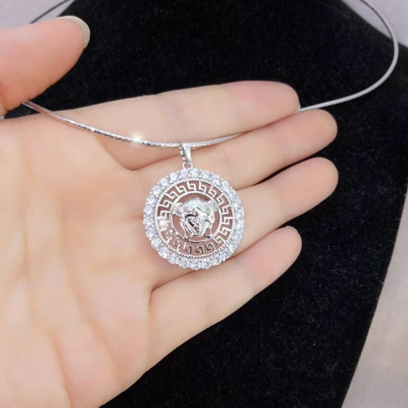 Kalung Versace Liontin Versace Kalung Silver Perak Kalung Emas Gold Kalung Swarovski Swaroski Wanita