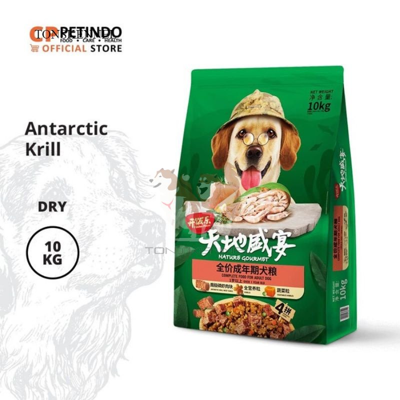 Kitchen Flavor Nature Gourmet Small Breed Adult 10kg - Makanan Anjing Dewasa Ras Kecil KF Dog Antartic Krill