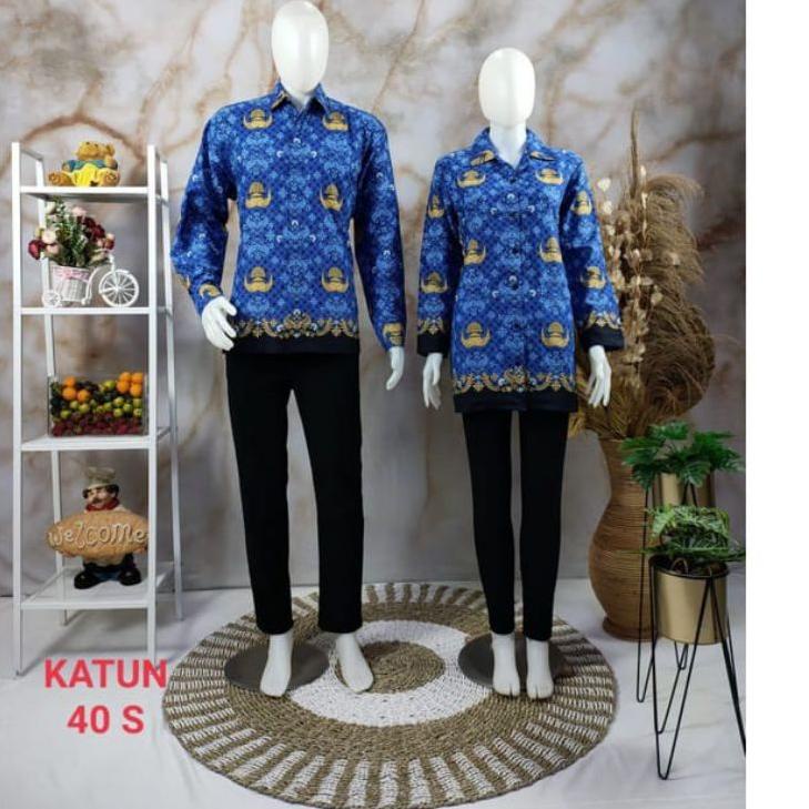 Hot Sell.. Baju korpri kemeja batik korpri pria baju korpri wanita kain korpri terbaru tahun 2022