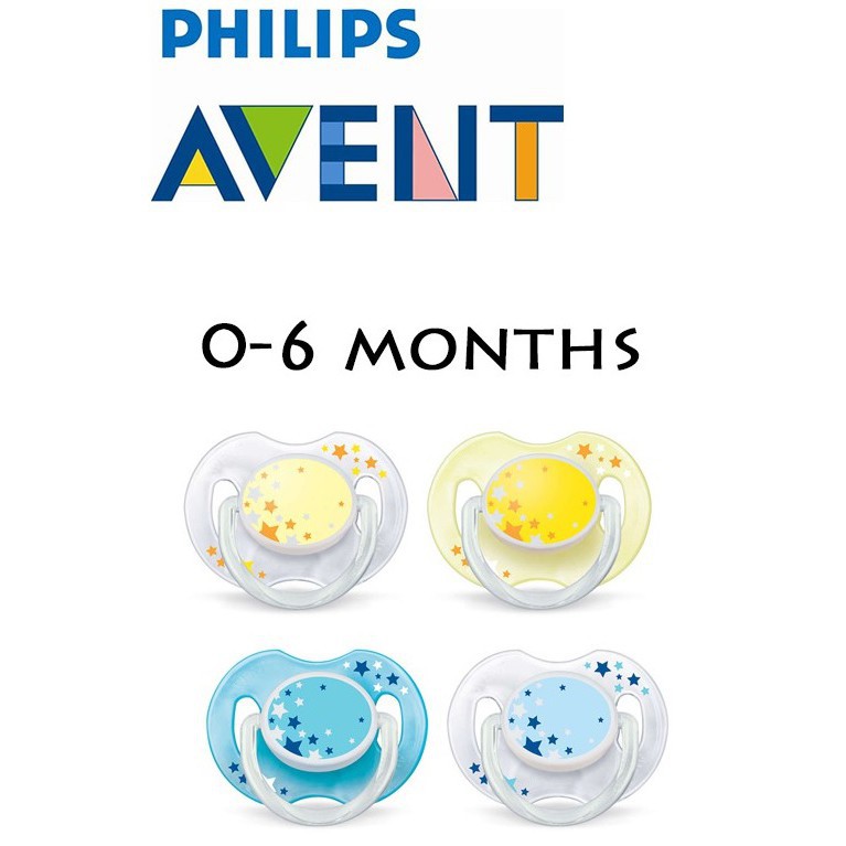 Philips Avent Night Time Empeng Bayi Pacifier 0 6 Bulan Scf176 18 Indonesia