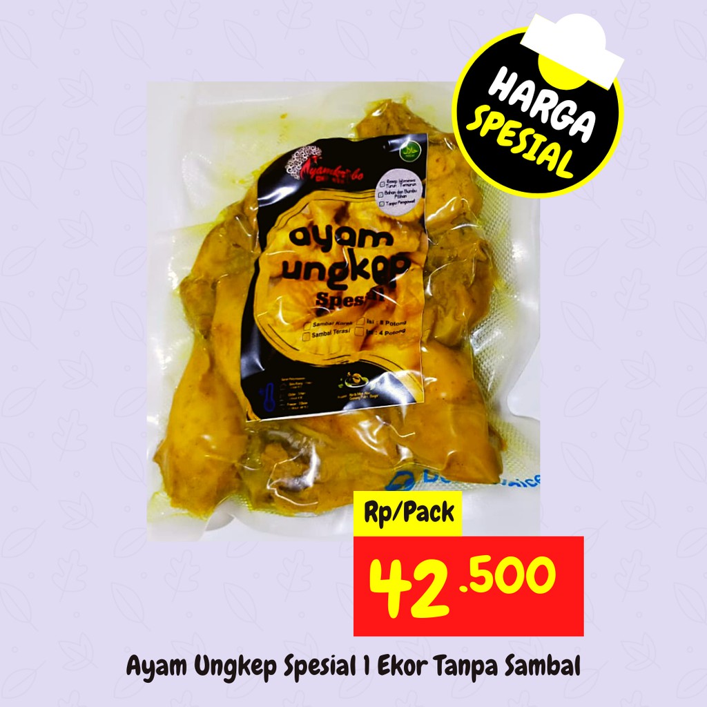 

Ayam Ungkep Spesial Tanpa Sambal