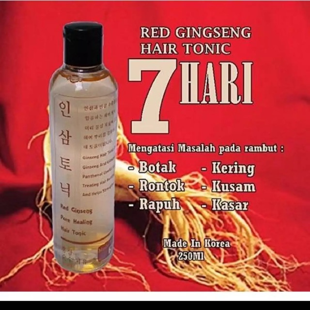 Red ginseng hair tonic original made in Korea