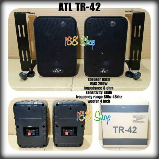 Speaker Pasif 3 Way 4 Inch ATL TR 42