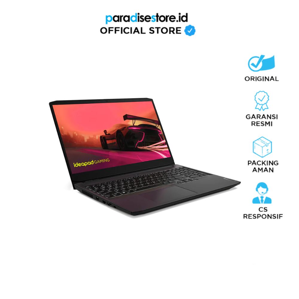 Lenovo Ideapad Gaming 3-15ACH6-16ID Shadow Black (AMD R7 5800H/2x8GB/512GBSSD/ RTX3060 6GB/W11H/OHS2