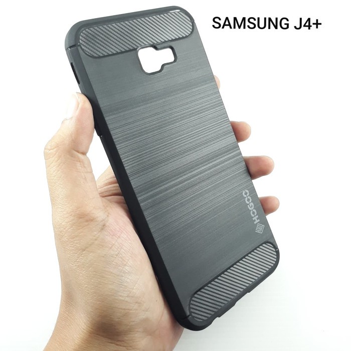 [C O D] SALE Case HP Carbon Soft Samsung Galaxy J4 Plus J4 Kondom Casing NEW