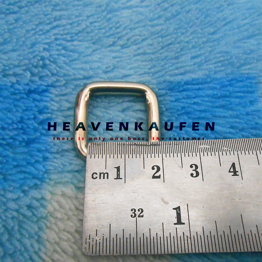 Ring Kotak 1,5 cm Silver Nikel Premium Quality Tebal 3,5 mm