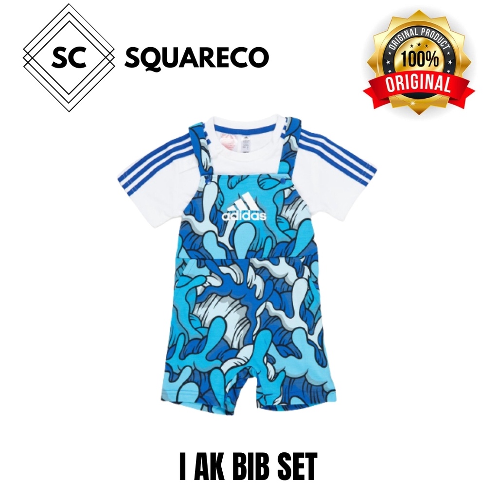 KAOS ANAK TRAINING ADIDAS ORIGINAL I AK Bib Set KIDS ORI SETELAN GM8948