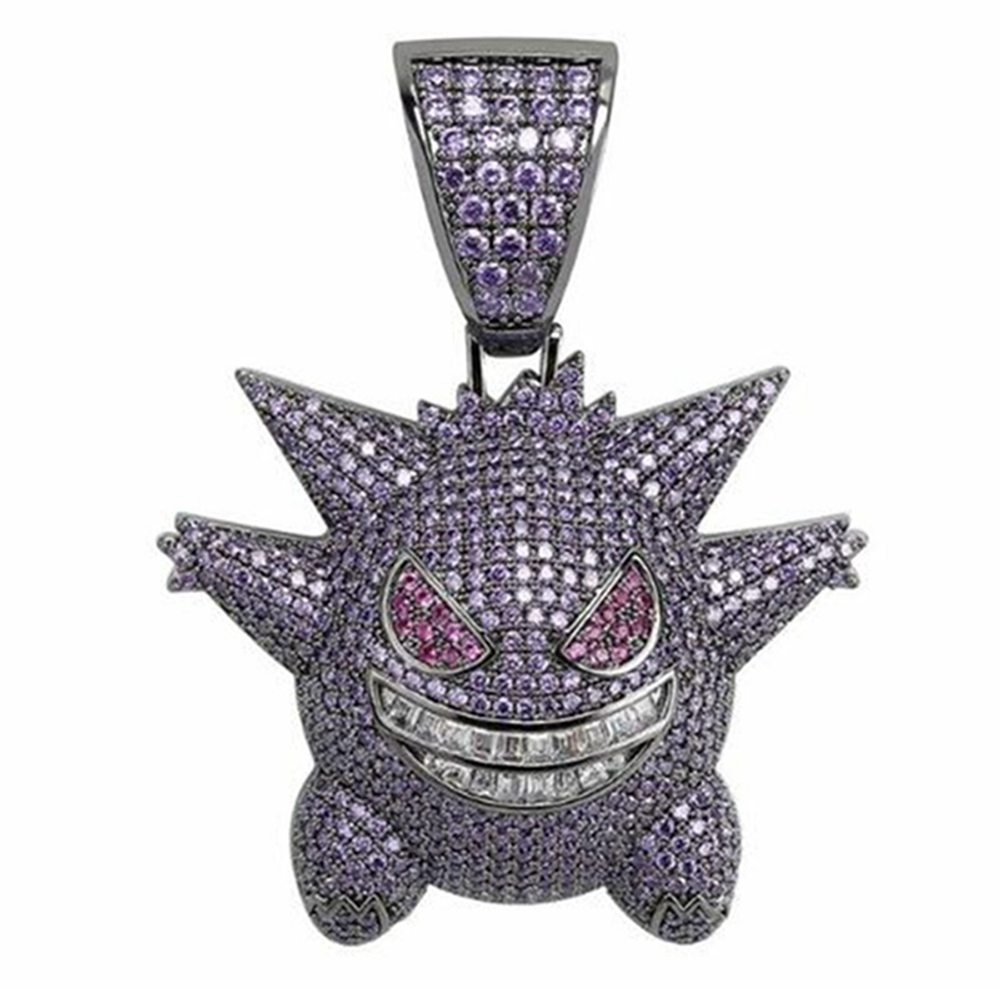 Kalung Liontin Anime Pokemon Ghost Untuk Pria Dan Wanita