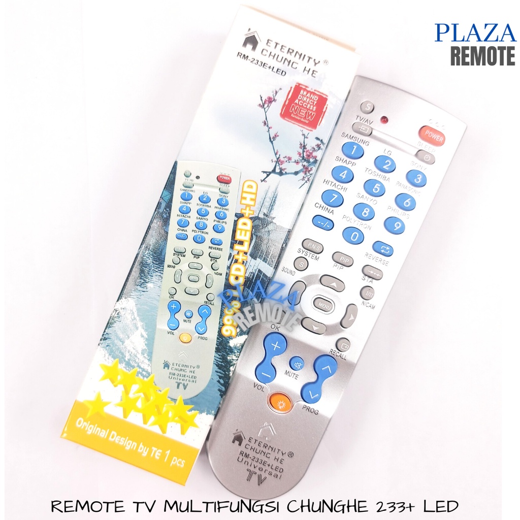 REMOTE TV MULTI LAMPU LED CHUNGHE 233 SERIES TABUNG