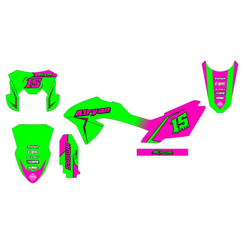 dekal Stiker fullbody klx