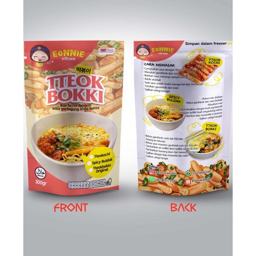 TTEOKBOKKI TOPOKKI TOPOKI INSTAN