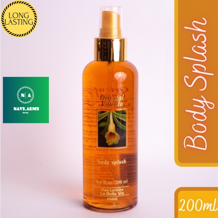 Parfum Cewek Oriental Vanilla Yves Laroche  Body Splash 200ml