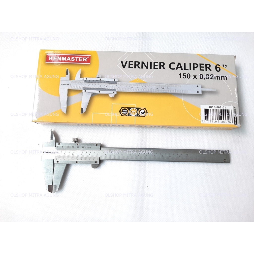 OLS Kenmaster Sigmat 6 Inch Vernier Caliper Besi Jangka Sorong