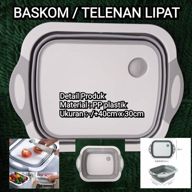 Grosir Baskom Telenan Lipat / Telenan Multifungsi 8VWBAmFaadV3n