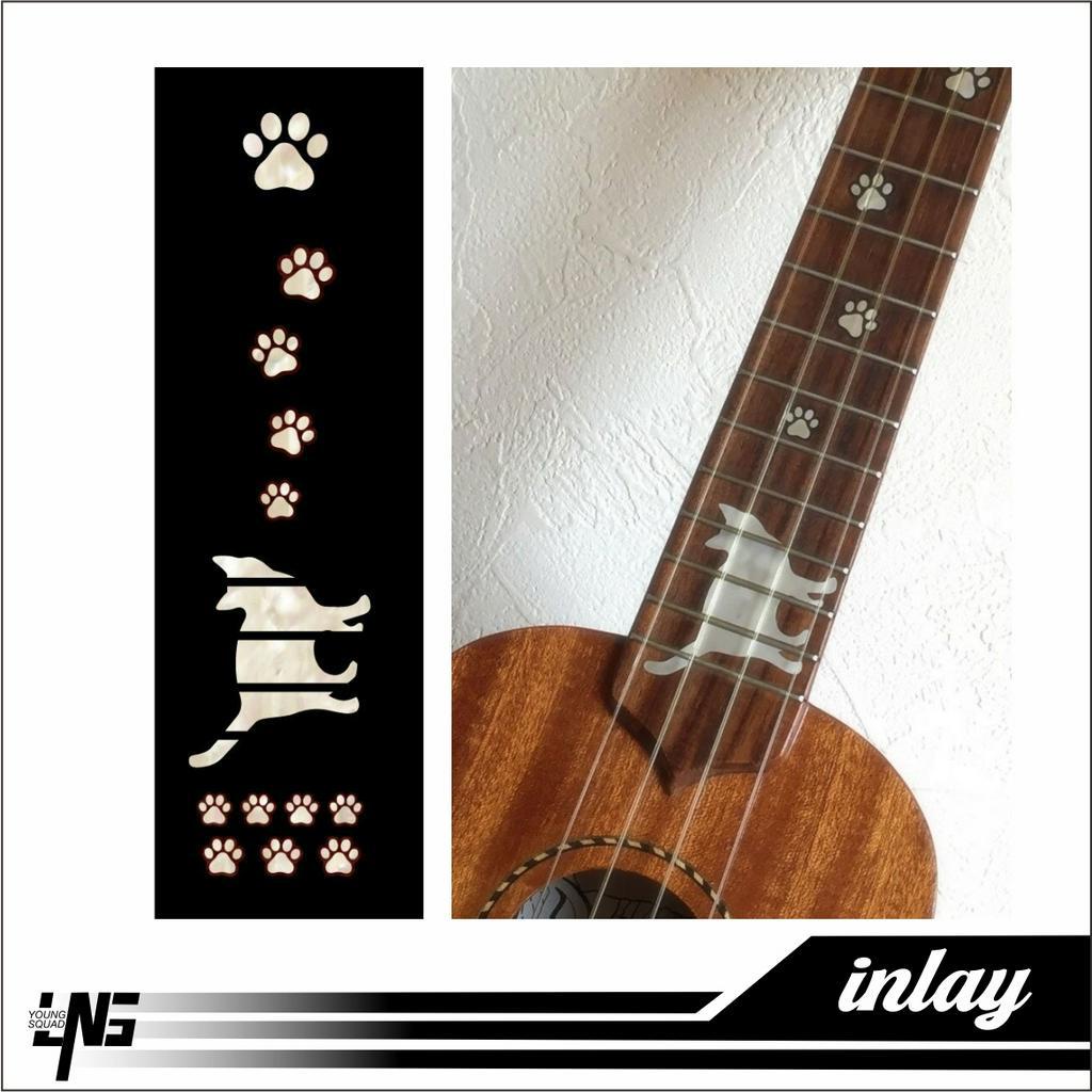 Stiker Inlay Decal Stiker Fretboard Gitar Akustik Elektrik 8