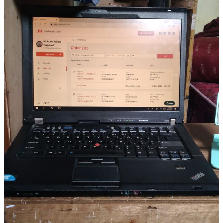 LAPTOP LENOVO SECOND MULUS