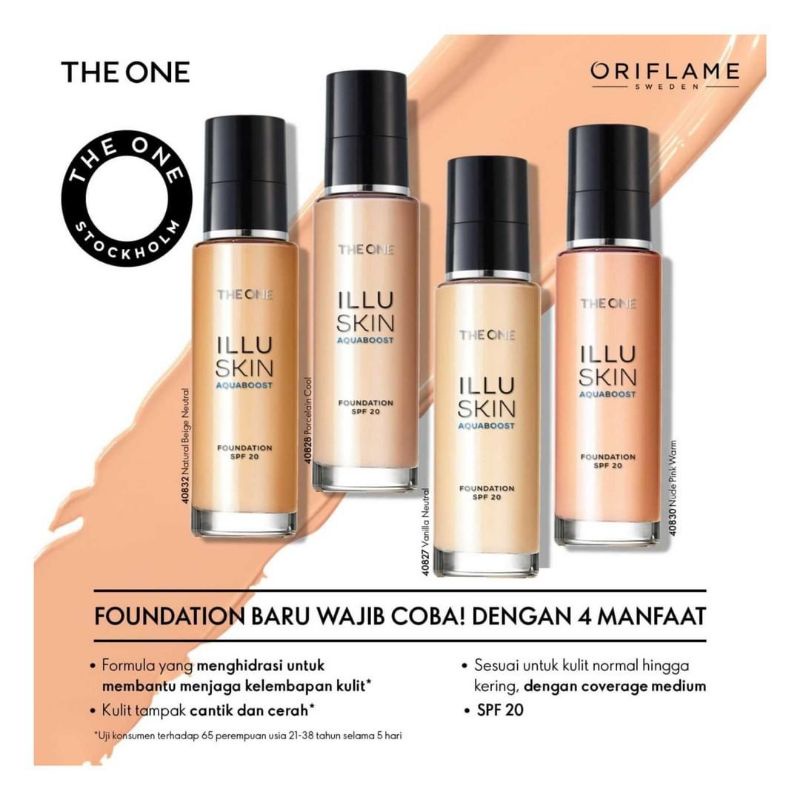 The One Illuskin Aquaboost Foundation SPF 20