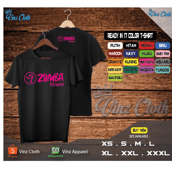 Kaos Baju Tshirt Senam Zumba Aerobic Pria Wanita Best Quality