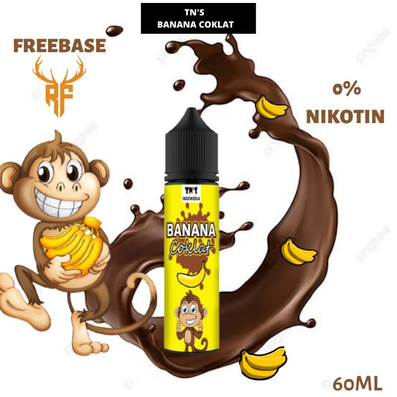 Liquids Likud LIQWIT 60ml Banana coklat freebase pods vapee promo