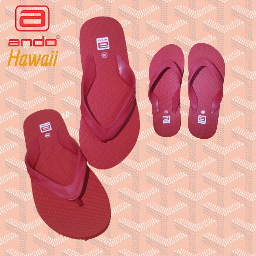 (ORIGINAL) ANDO HAWAII / Sandal Jepit Fashion Trendy / Sendal Japit Ando