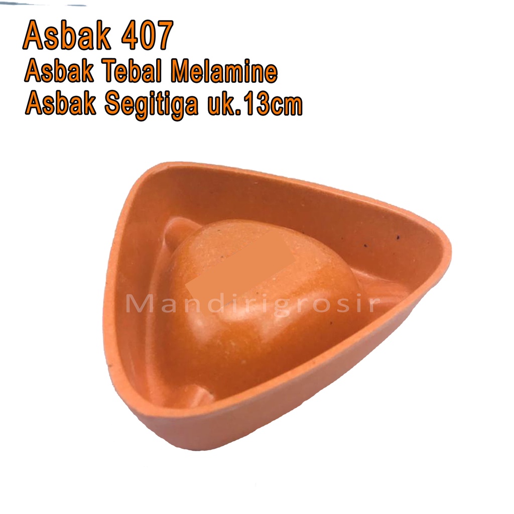 Asbak Melamine *Asbak 407 * Asbak Segitiga Tebal *uk.13cm