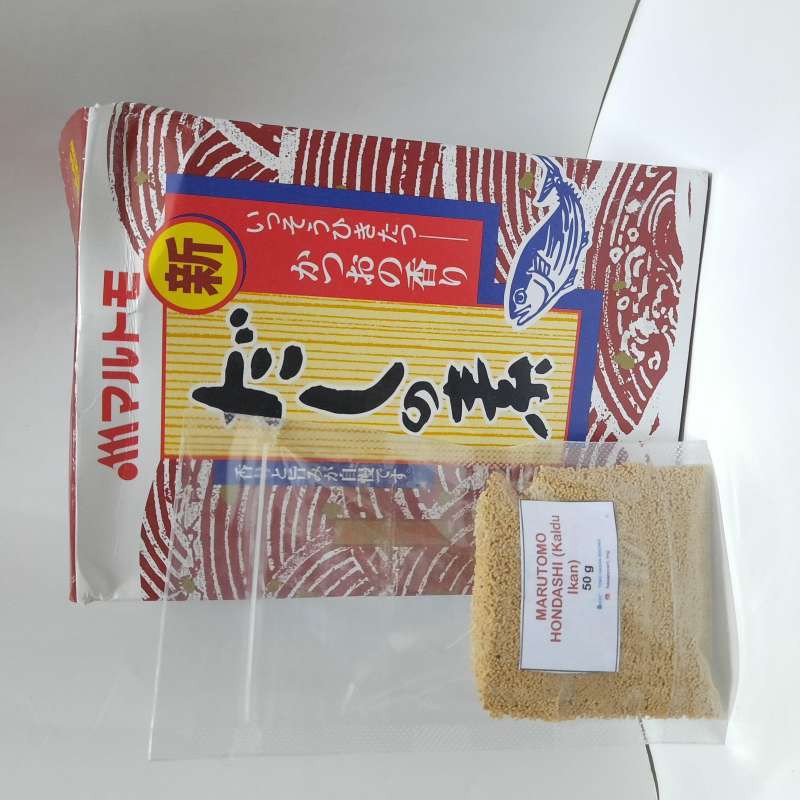 Kaldu Ikan MARUTOMO Dashinomoto Hondashi 50 g │ Import Dashi Kaldu Ikan Katsuobushi Kuah Ramen