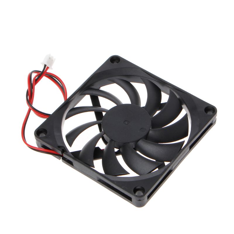 Gro 8010 CPU / GPU Cooling Fan Laptop Cooler Cooling Pad Slim Portable for DC 24V 2Pin