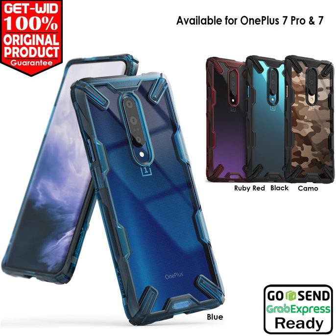 Case OnePlus 7 Pro Ringke Fusion X Anti Crack Case Original - OnePlus 7 Pro, Black PROMO