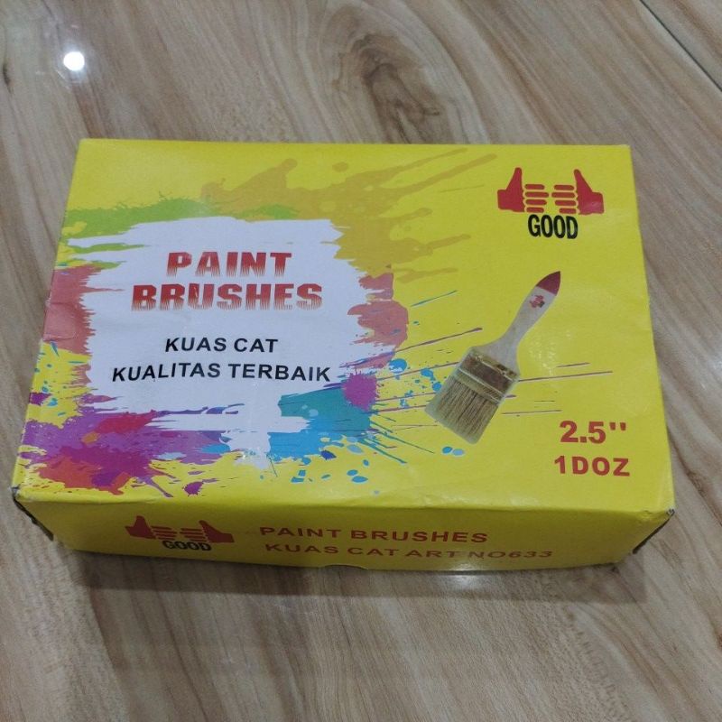 kuas cat 2.5&quot; gg kayu good / kuas cat gg kayu 2.5&quot; good