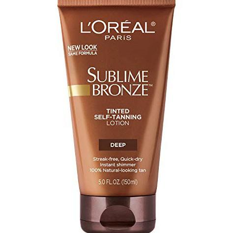 L'oreal Paris Sublime Bronze Tinted Self-Tanning Lotion Deep Natural T | Shopee Indonesia