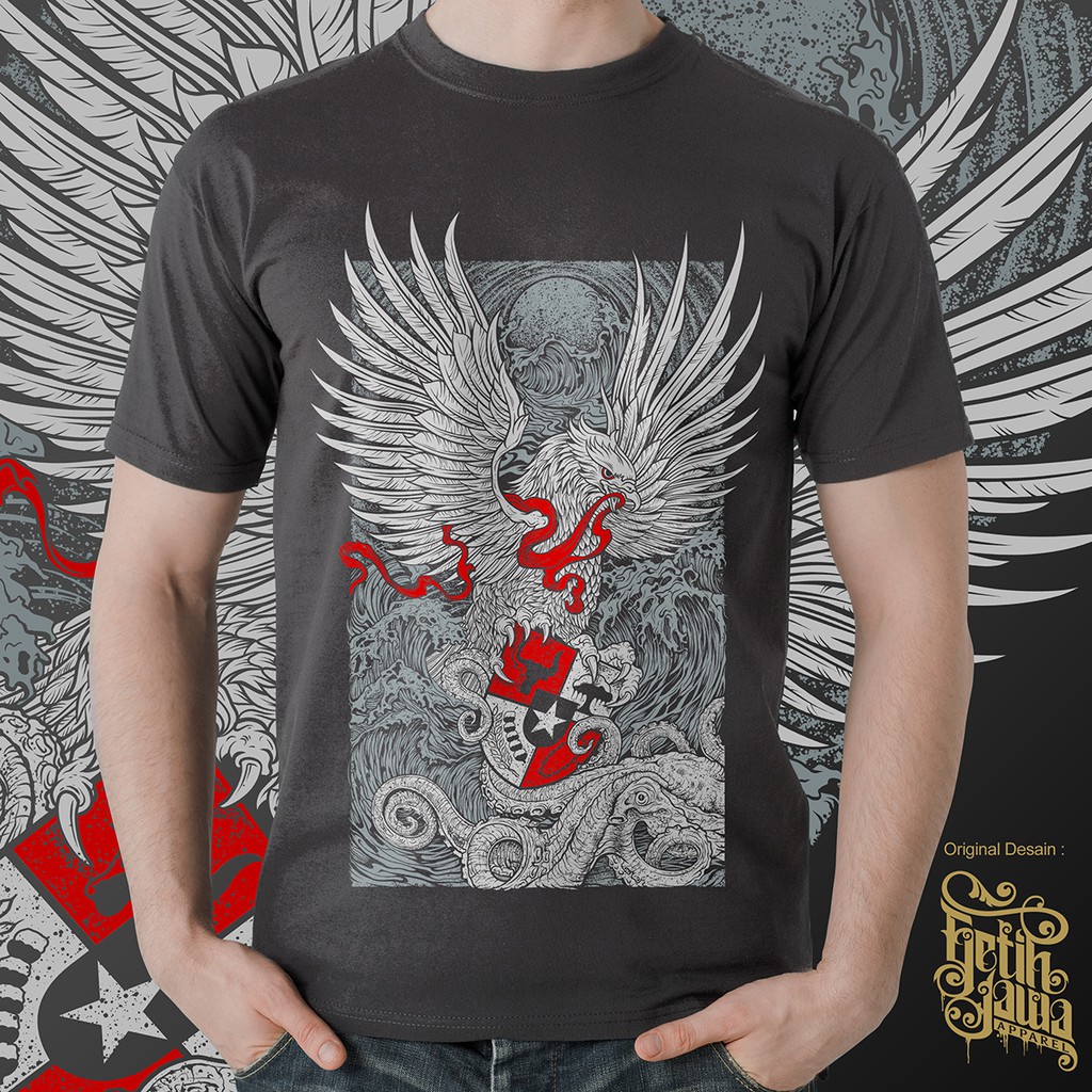 Kaos Illustrasi Garuda Pancasila
