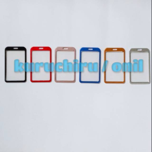 

Aluminium ID Card Holder / Tempat kartu aluminium tanpa tali