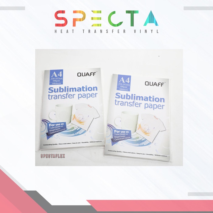 

Limited Specta Sublimation Transfer Paper A4 Kertas Sublim A4 Kaos,Mug,Asbak